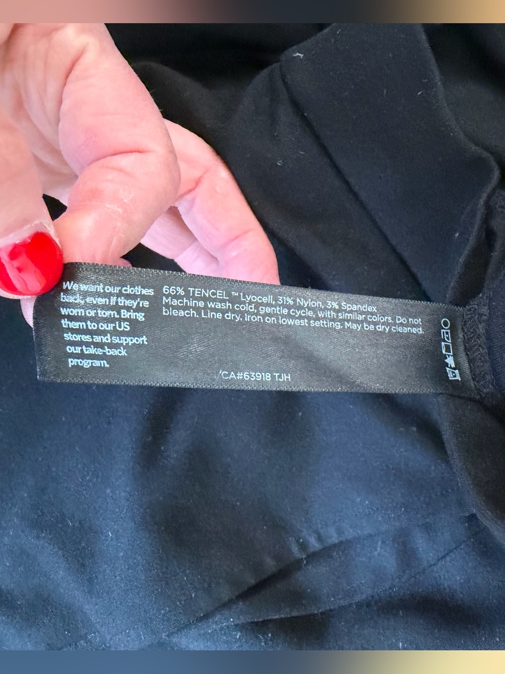 Eileen Fisher Black Lantern Pants - Picture 8 of 11
